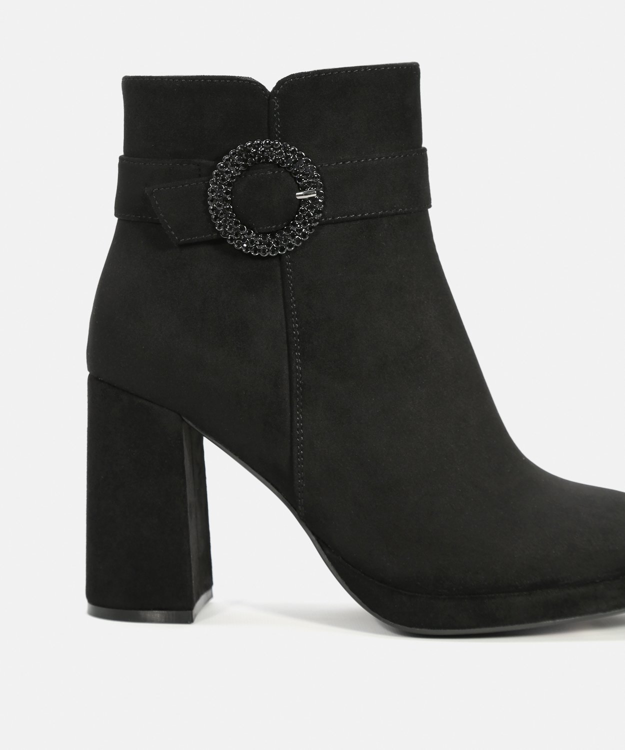 Botines plataforma hebilla joya image number null